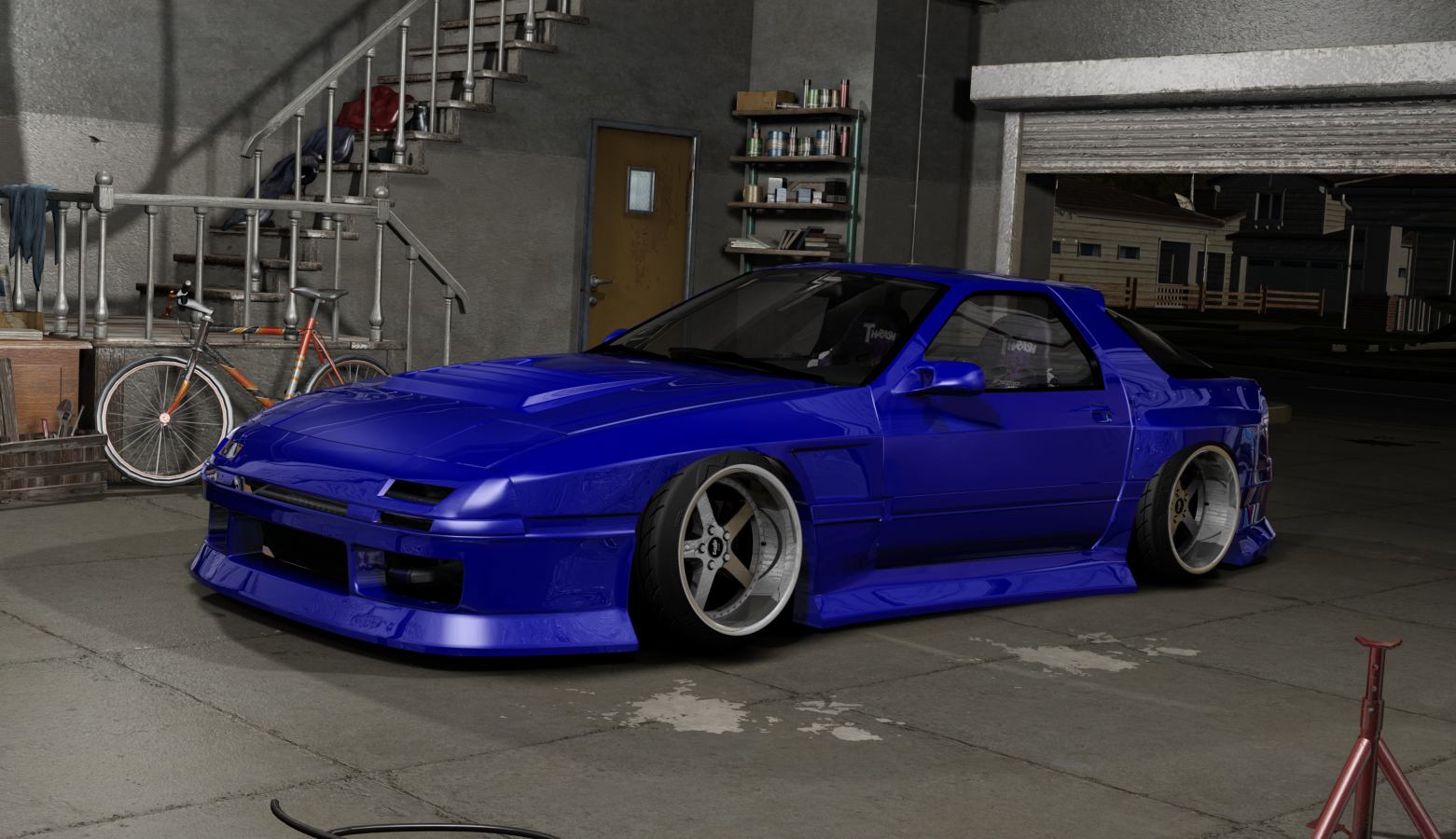 DWG Mazda Rx7 FC3S, skin supersonic_blue