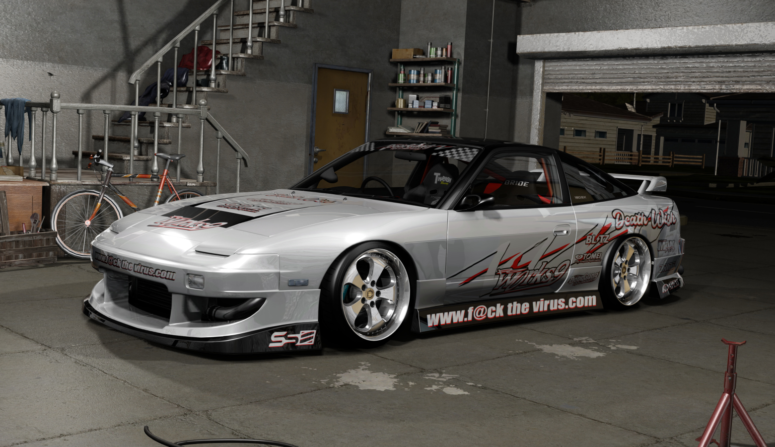 DWG Nissan 180sx, skin DG