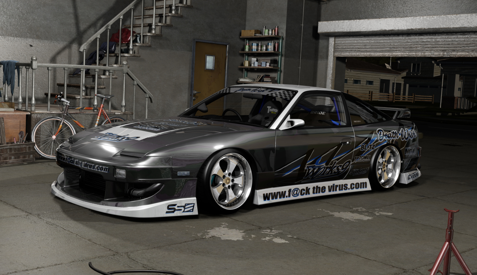 DWG Nissan 180sx, skin DWG