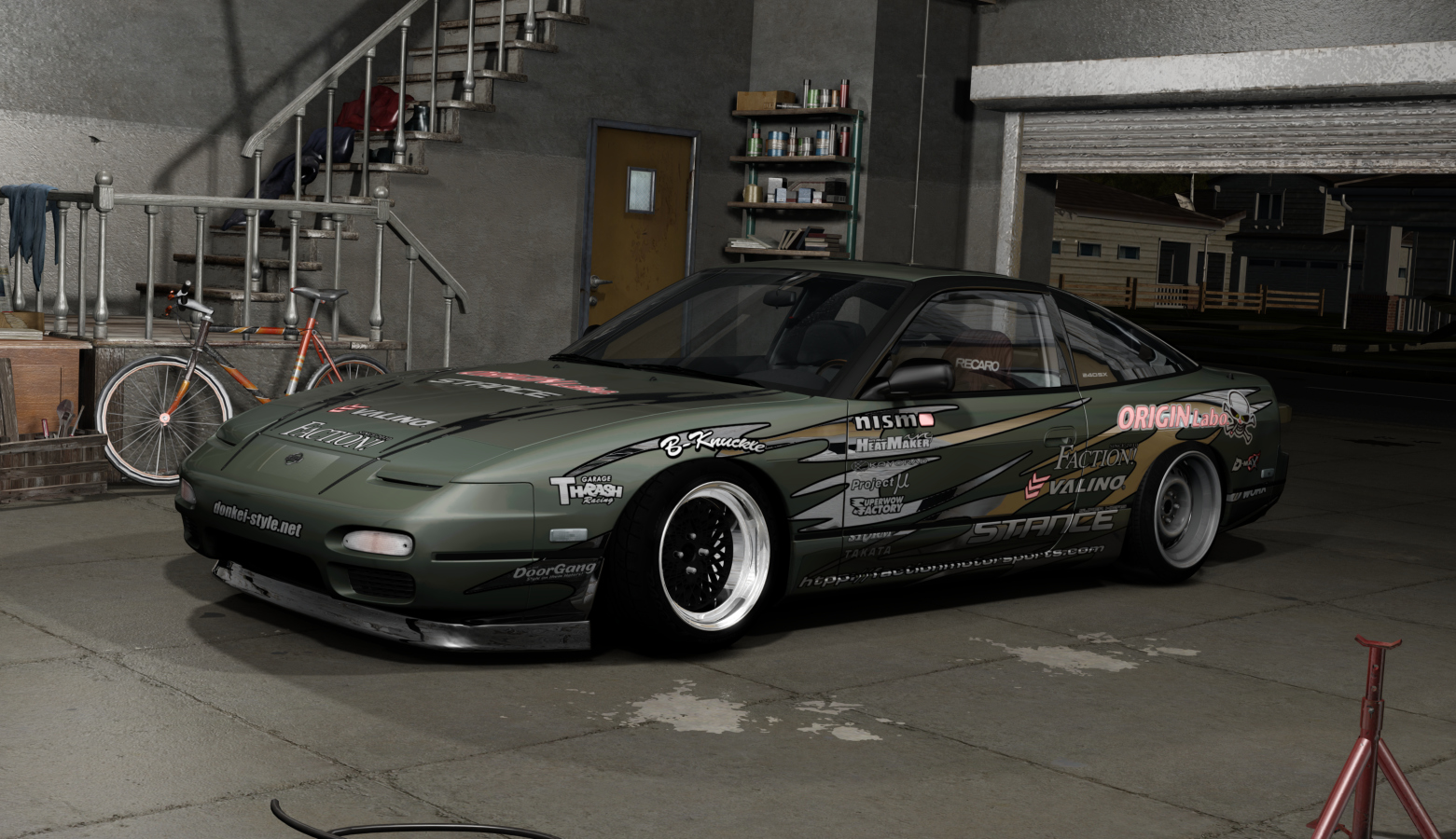 DWG Nissan 240sx KA, skin FrontStreet Tom