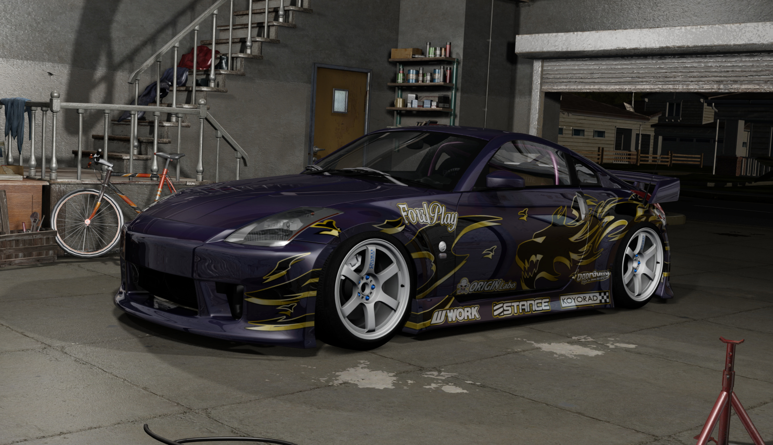 DWG Nissan 350z, skin FoulPlay