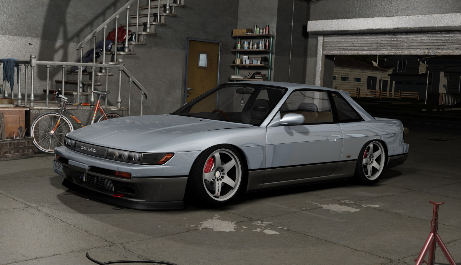 DWG Nissan Silvia S13, skin 2tone