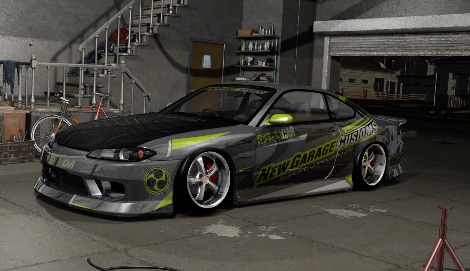 DWG Nissan Silvia S15, skin NGC