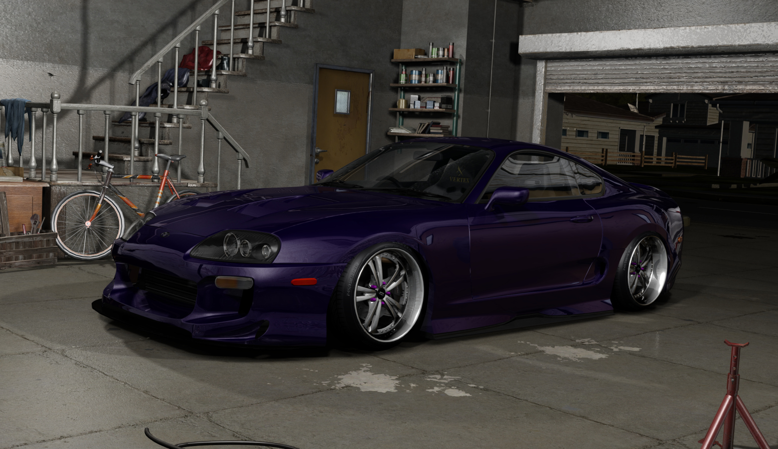 DWG Toyota JZA80 Supra, skin Midnight Purple