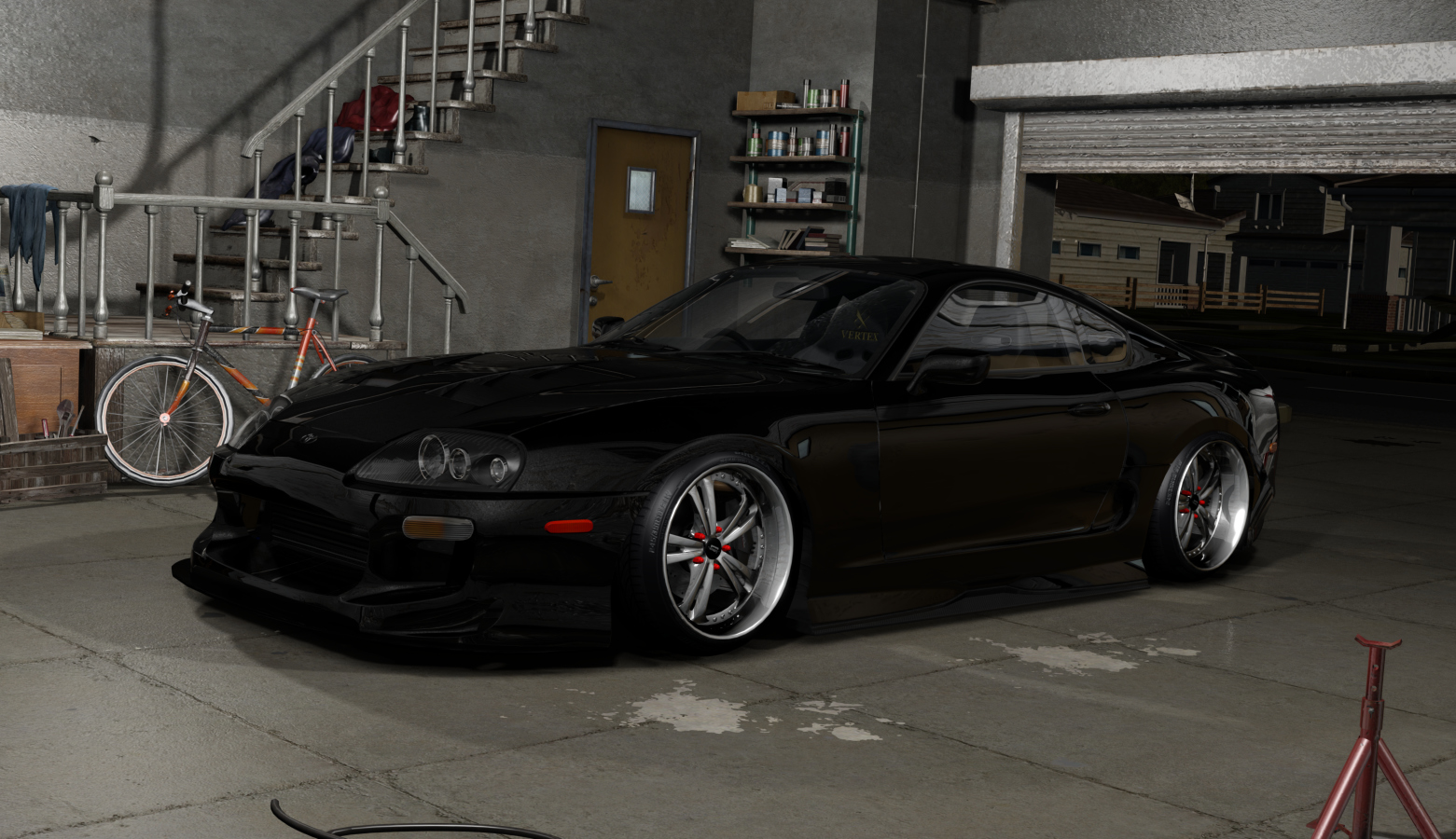 DWG Toyota JZA80 Supra, skin black