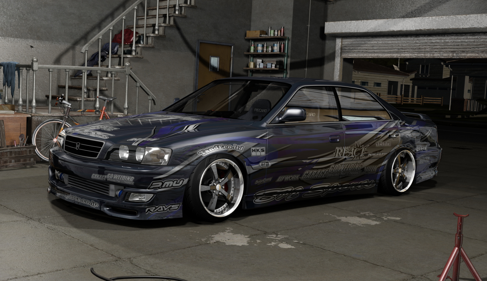 DWG Toyota JZX100 Chaser, skin CarShopReact Emir