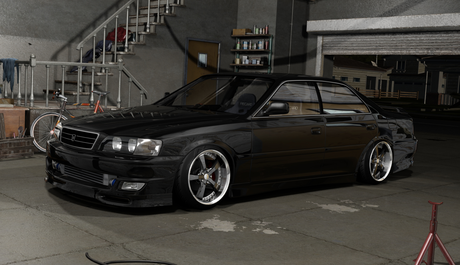 DWG Toyota JZX100 Chaser, skin black