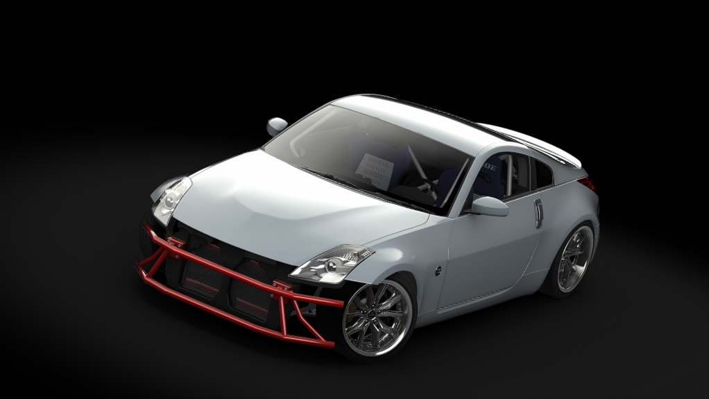 Enjoy Nissan 350Z Missile, skin 05_silver_alloy