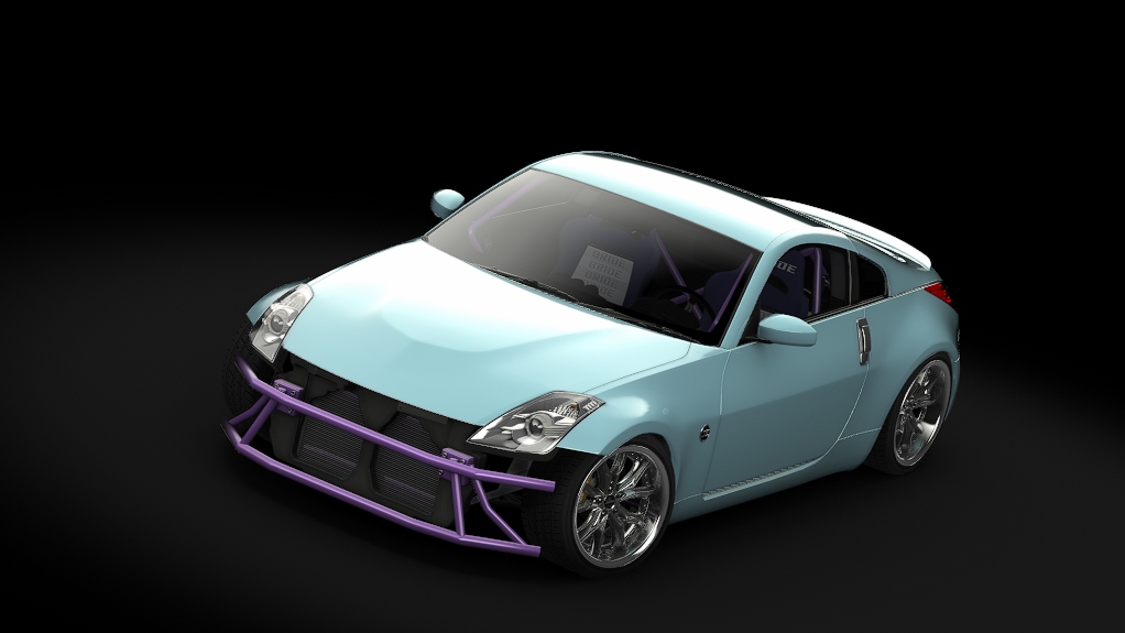 Enjoy Nissan 350Z Missile, skin night_blue