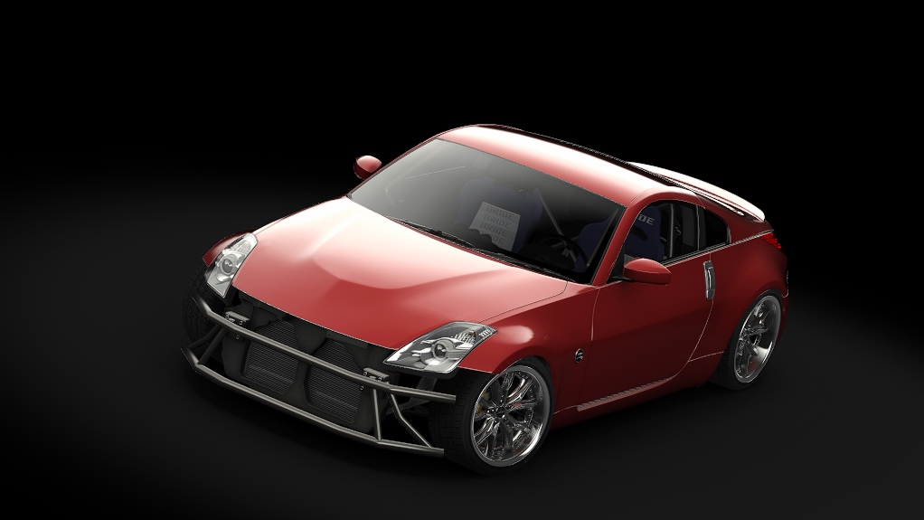 Enjoy Nissan 350Z Missile, skin red