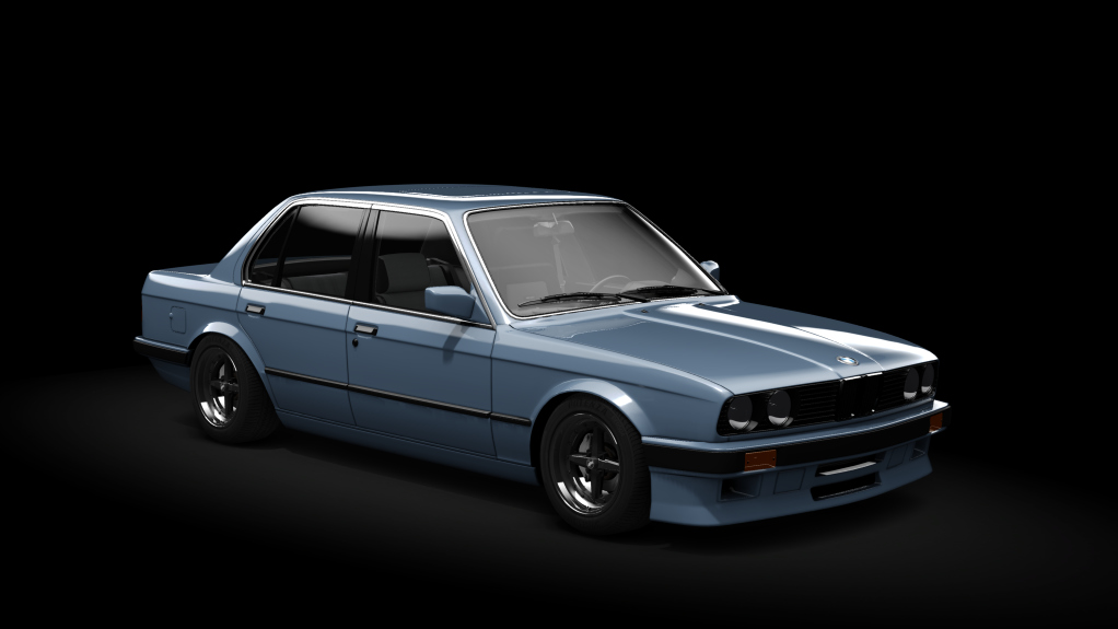 _Excite BMW E30 325i, skin Cirrusblau