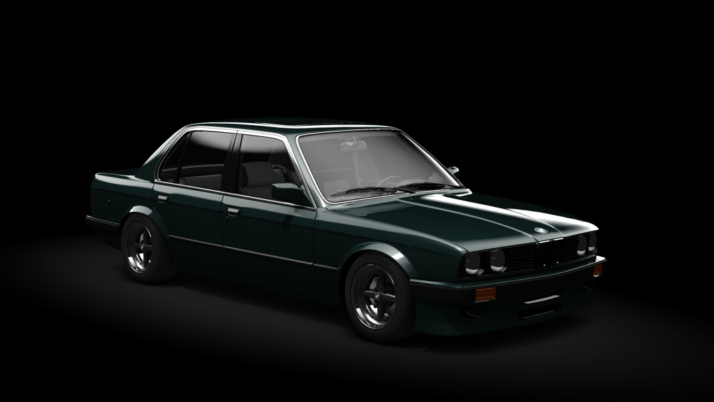 _Excite BMW E30 325i, skin Malachitgruen