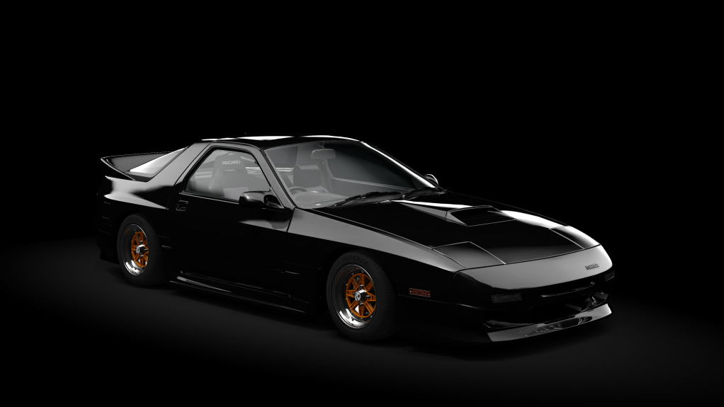 _Excite Mazda RX-7 FC, skin Brilliant_Black