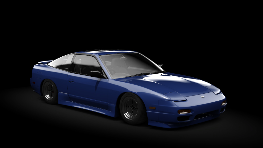 _Excite Nissan 180sx, skin Velvet_Blue