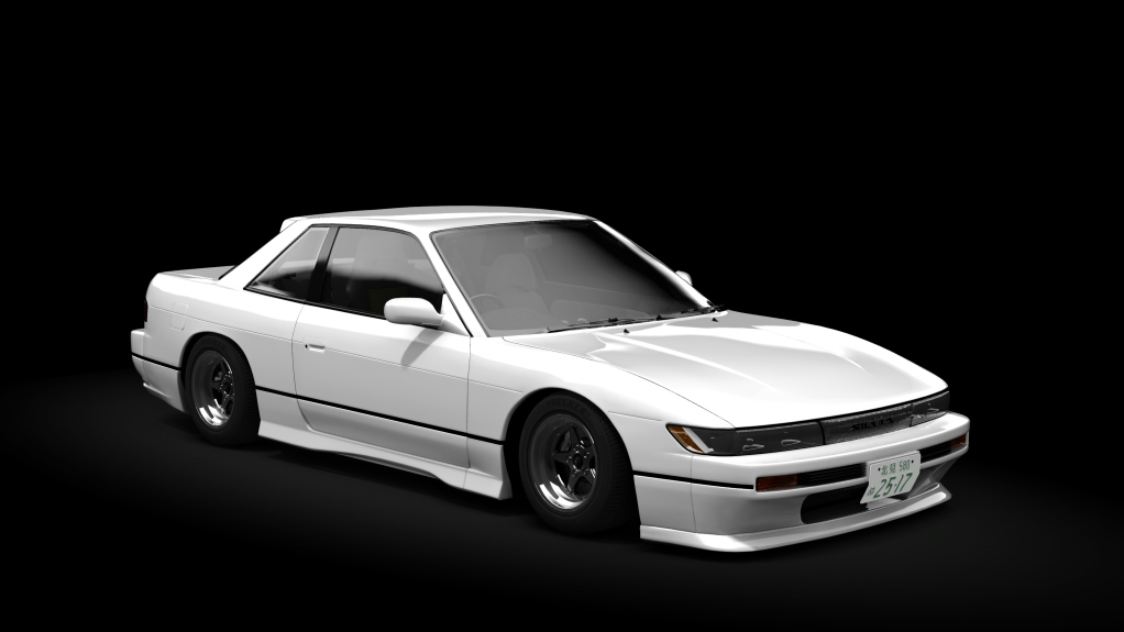 _Excite Nissan Silvia S13, skin White