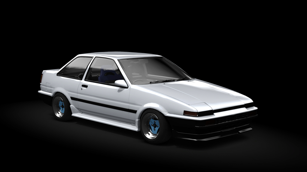 _Excite Toyota AE86 Coupe Trueno, skin LtBlue