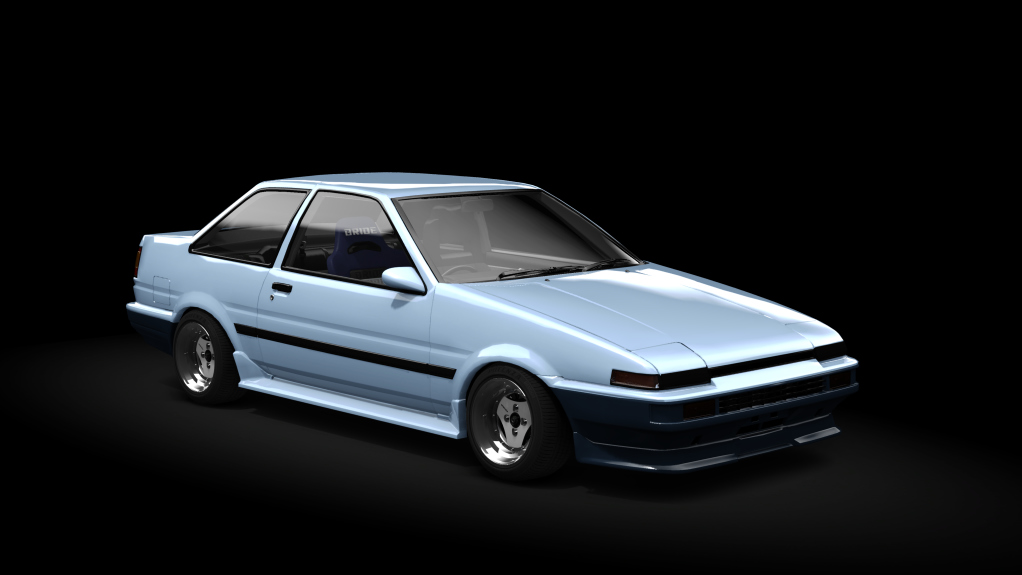 _Excite Toyota AE86 Coupe Trueno, skin LtBlue_Blue