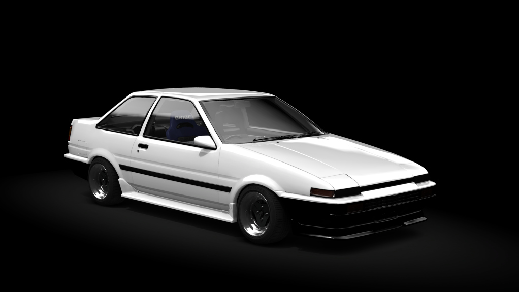 _Excite Toyota AE86 Coupe Trueno, skin Panda