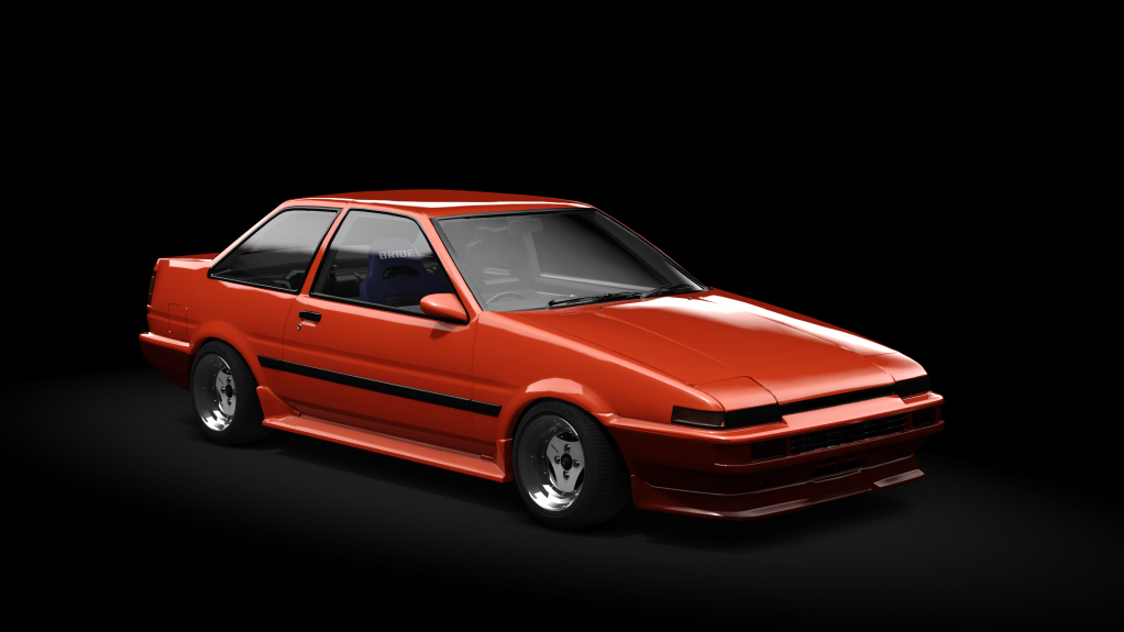 _Excite Toyota AE86 Coupe Trueno, skin Red