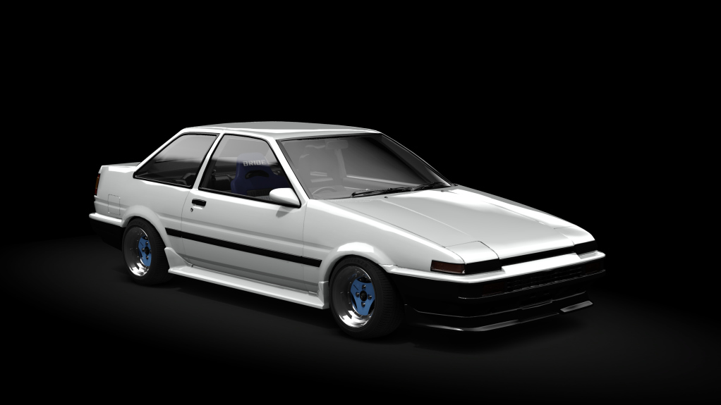 _Excite Toyota AE86 Coupe Trueno, skin Silver