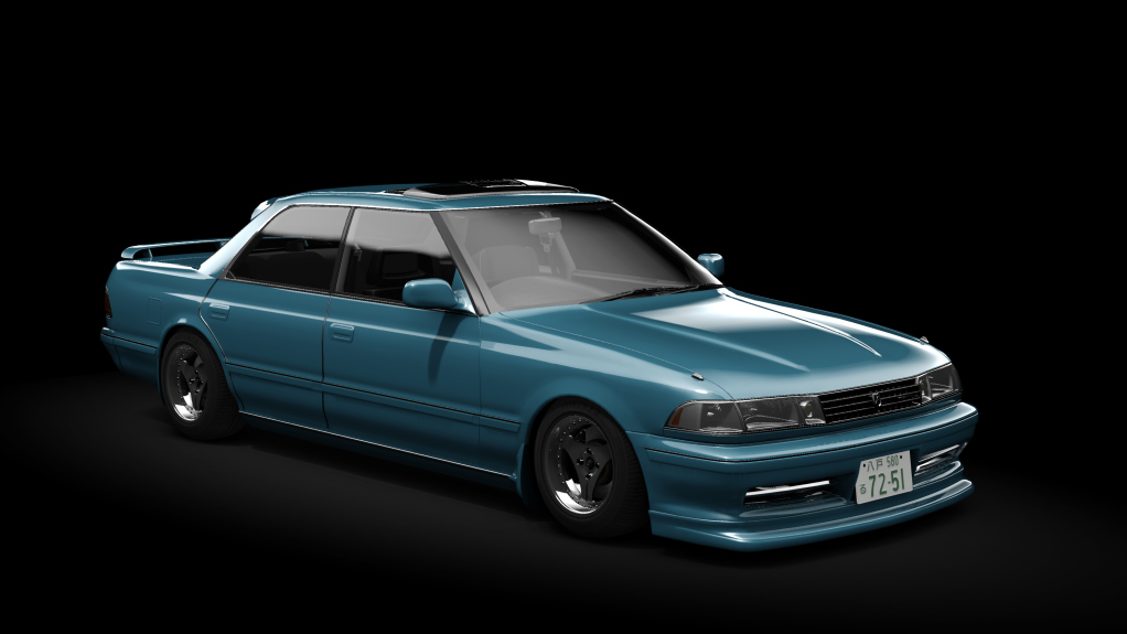 _Excite Toyota Mark II JZX81, skin Dark_Blue