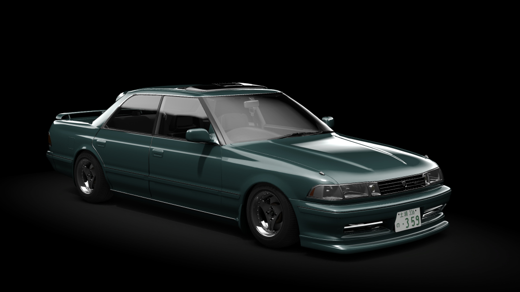 _Excite Toyota Mark II JZX81, skin Dark_Greyish_Green