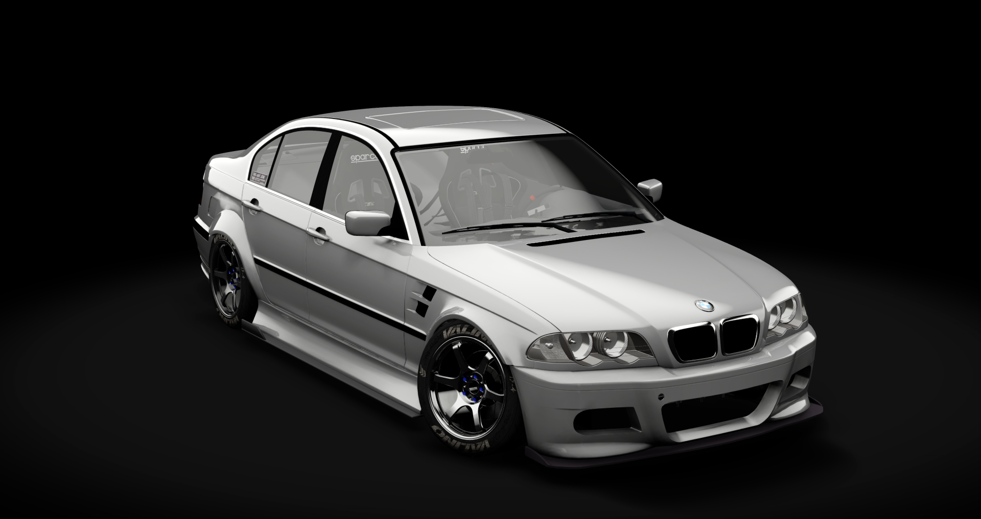 FCOMI BMW E46 323i SEDAN FUCWAD, skin grey