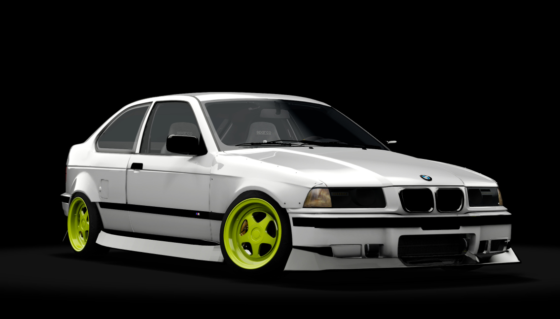 Fumi 3FF BMW E36 compact CARPACK V1.3, skin White