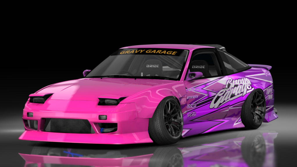 GravyGarage Street 180sx Meade, skin pink