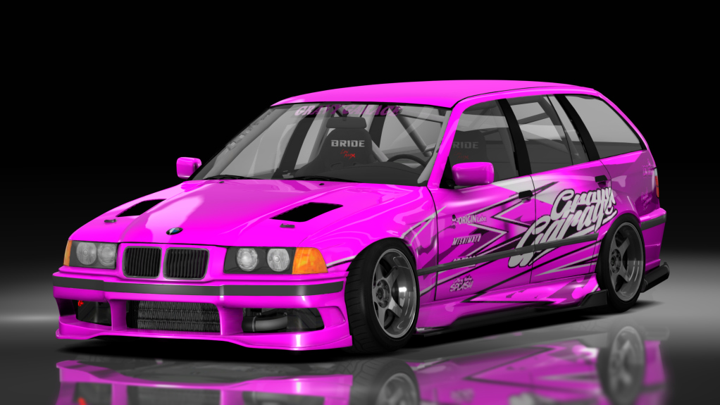 GravyGarage Street E36 Touring Voilent Angle, skin Pink