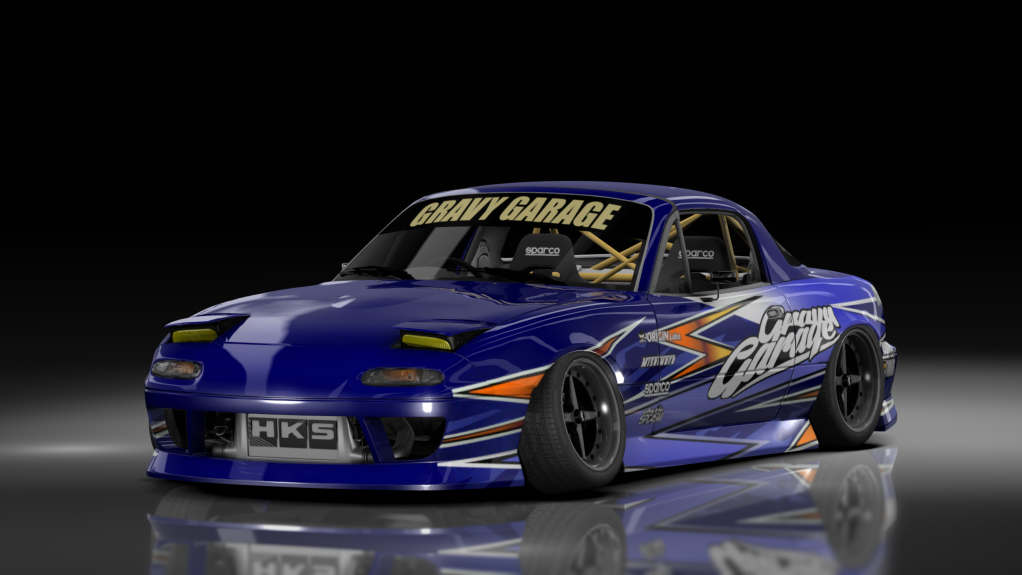 GravyGarage Street Miata, skin Gravy Blue