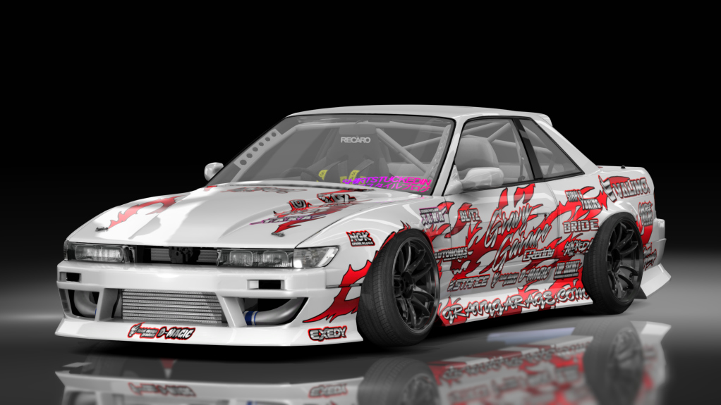 GravyGarage Street s13 Tim, skin zWURR red white