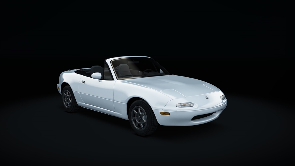 Mazda Miata NA alldrift street, skin 02_crystal_white