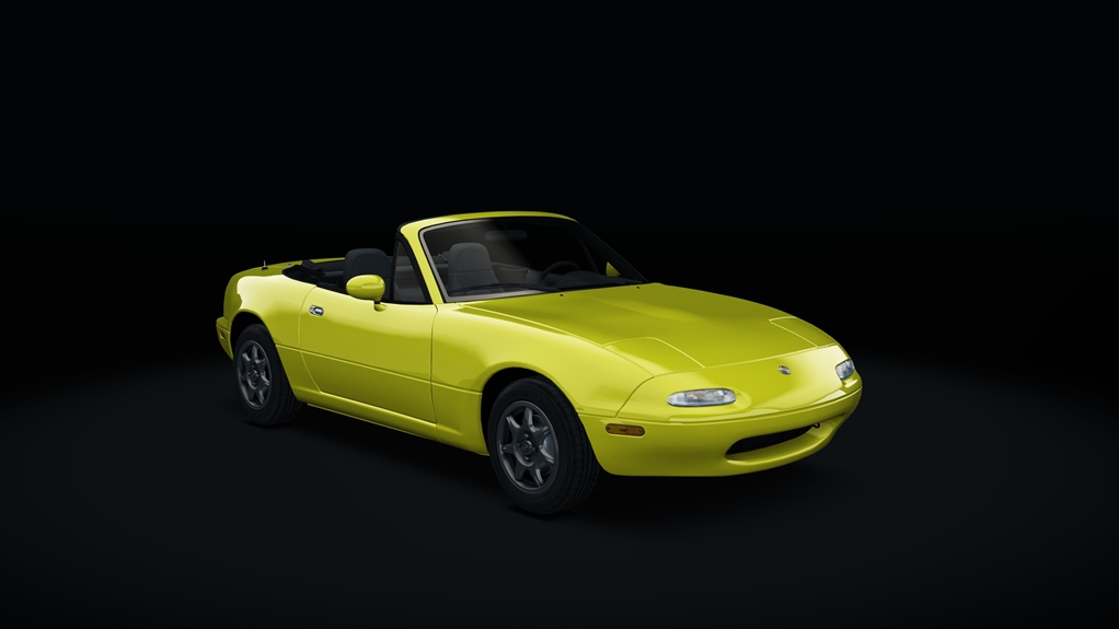 Mazda Miata NA alldrift street, skin 05_sunburst_yellow