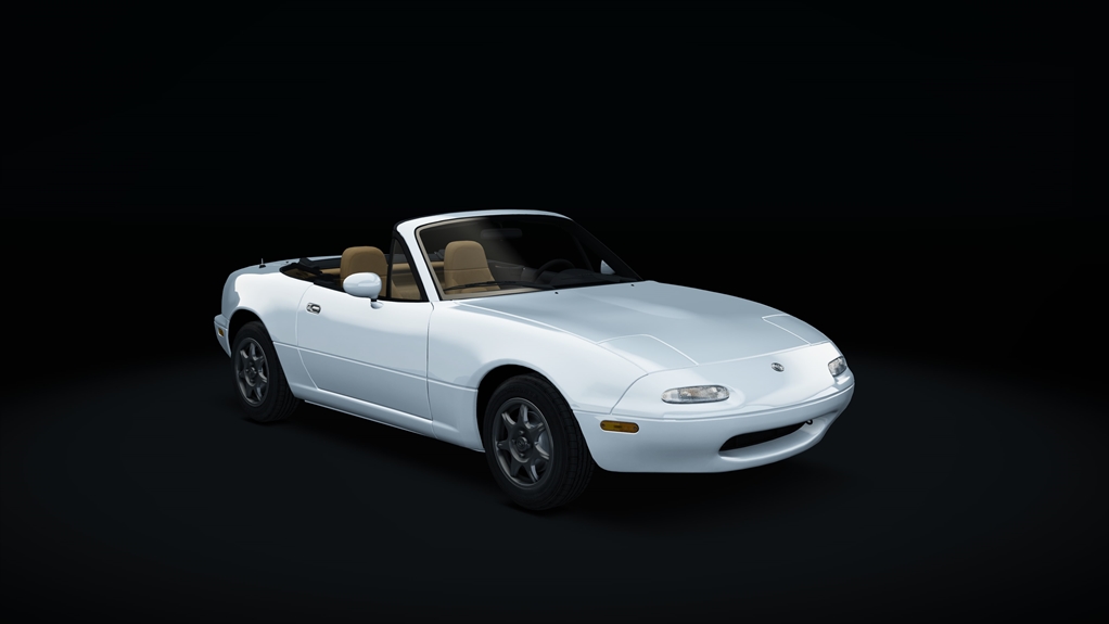 Mazda Miata NA alldrift street, skin 06_white_tan