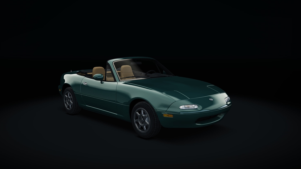 Mazda Miata NA alldrift street, skin 11_british_racing_green_lim