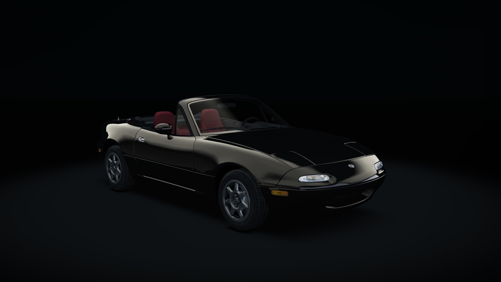 Mazda Miata NA alldrift street, skin 13_black_red_lim