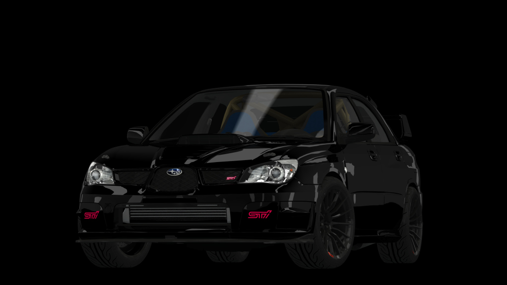 Legend Garage Subaru Impreza WRX STi, skin Nero