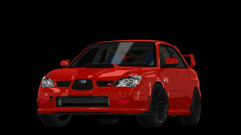 Legend Garage Subaru Impreza WRX STi, skin Rossa