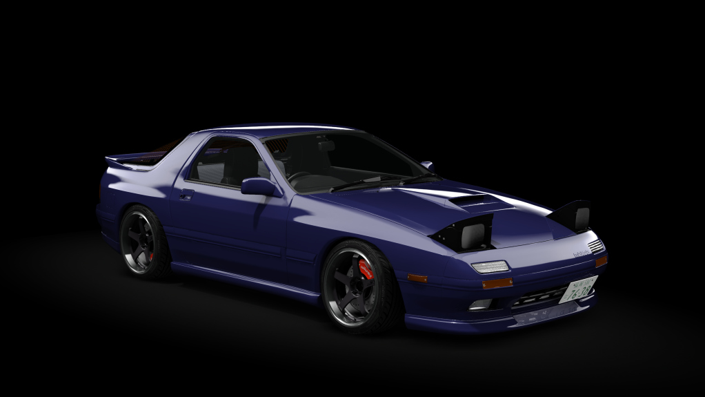 Mazda RX-7 FC3S Mau5tang Pack 2.0, skin 1_brave_blue_mica