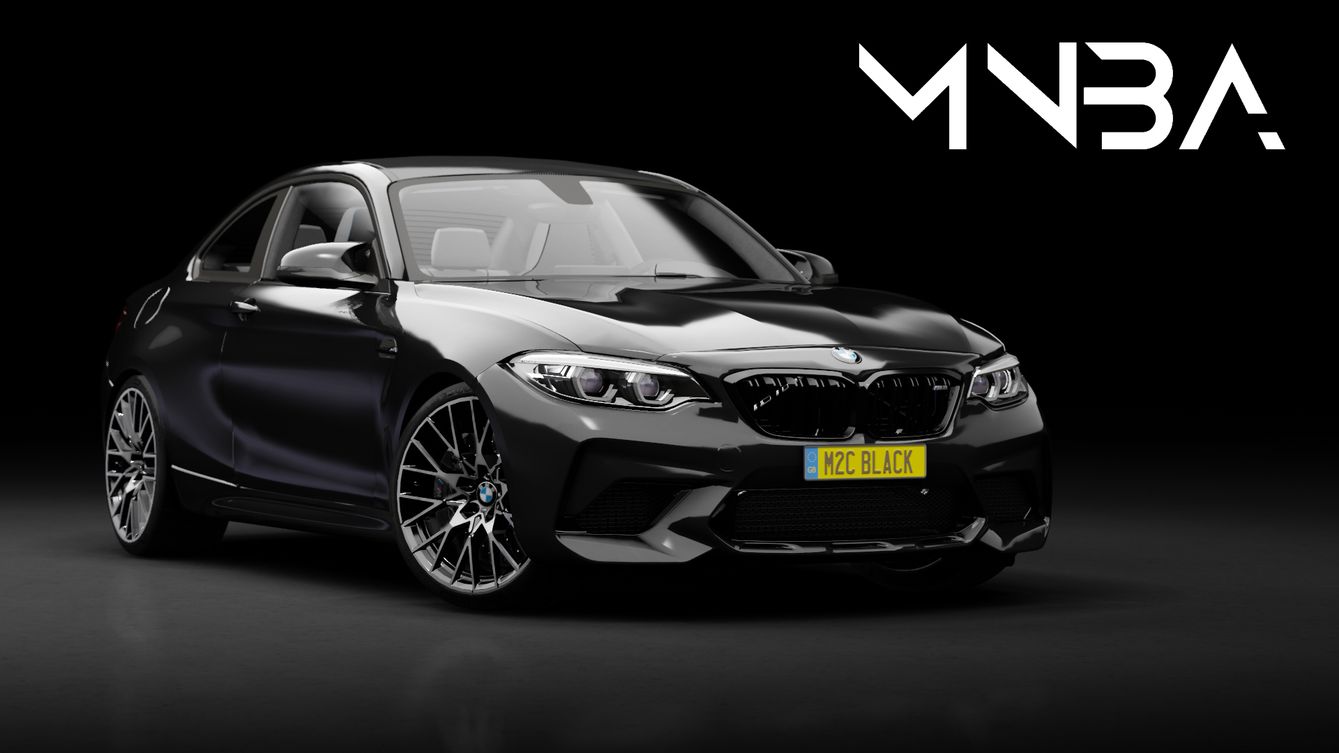 BMW M2 2018 Competition, skin 01_Black_Sapphire_Metallic