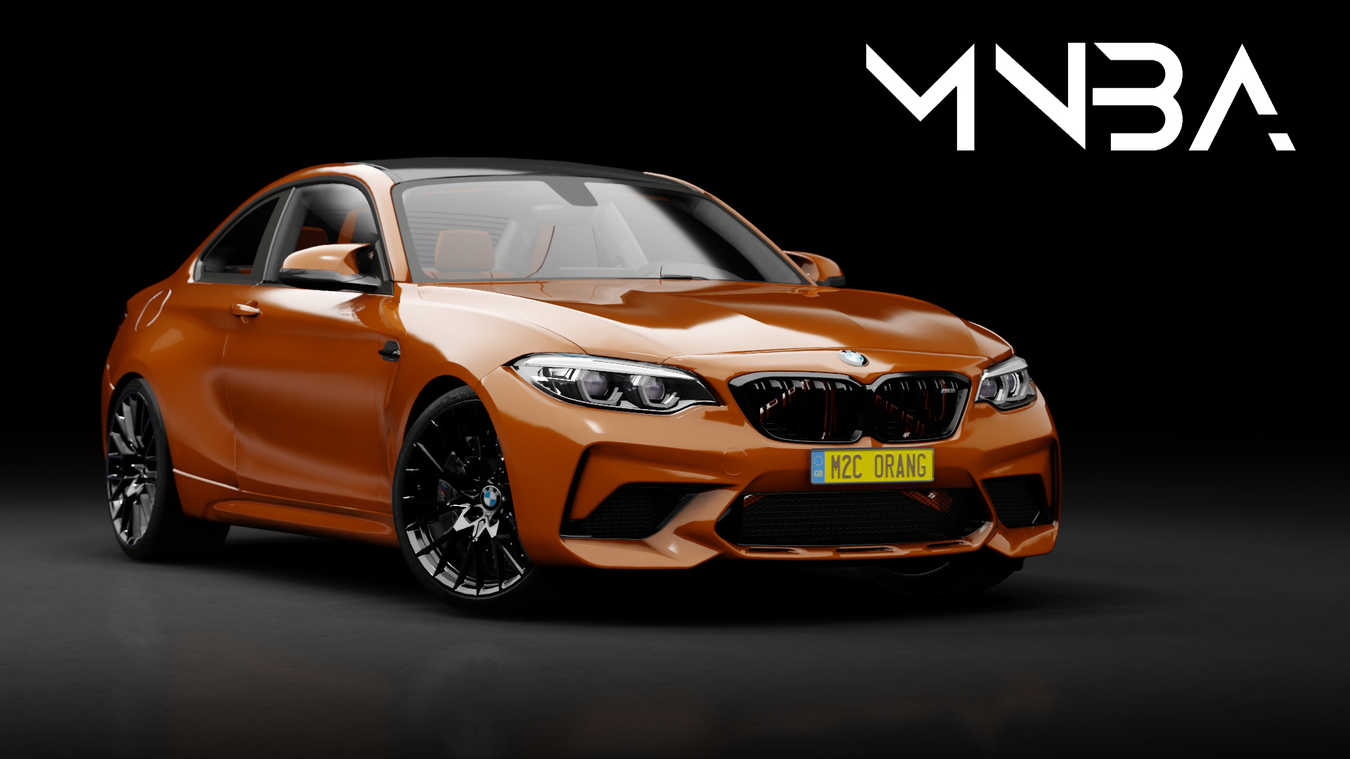 BMW M2 2018 Competition, skin 03_Sunset_Orange