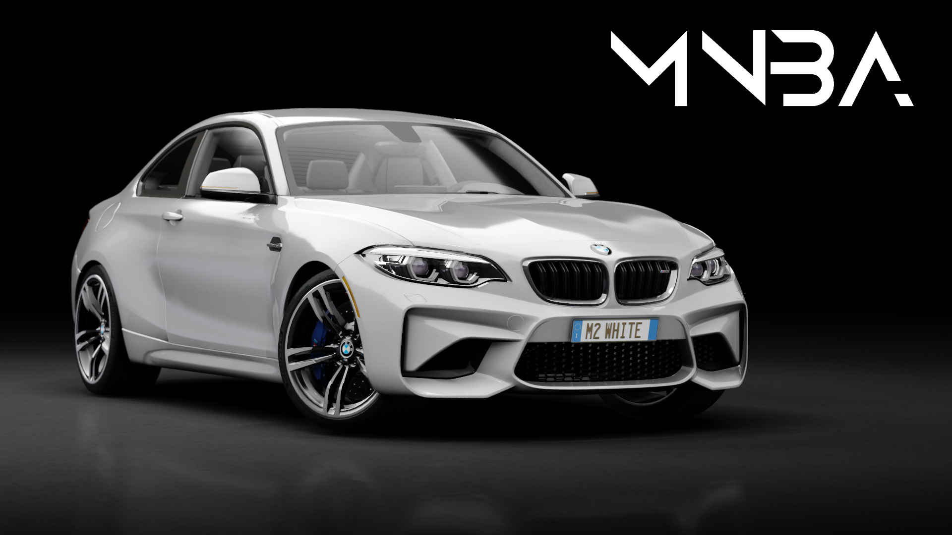 BMW M2 2018 Stock, skin 02_Alpine_White_uni