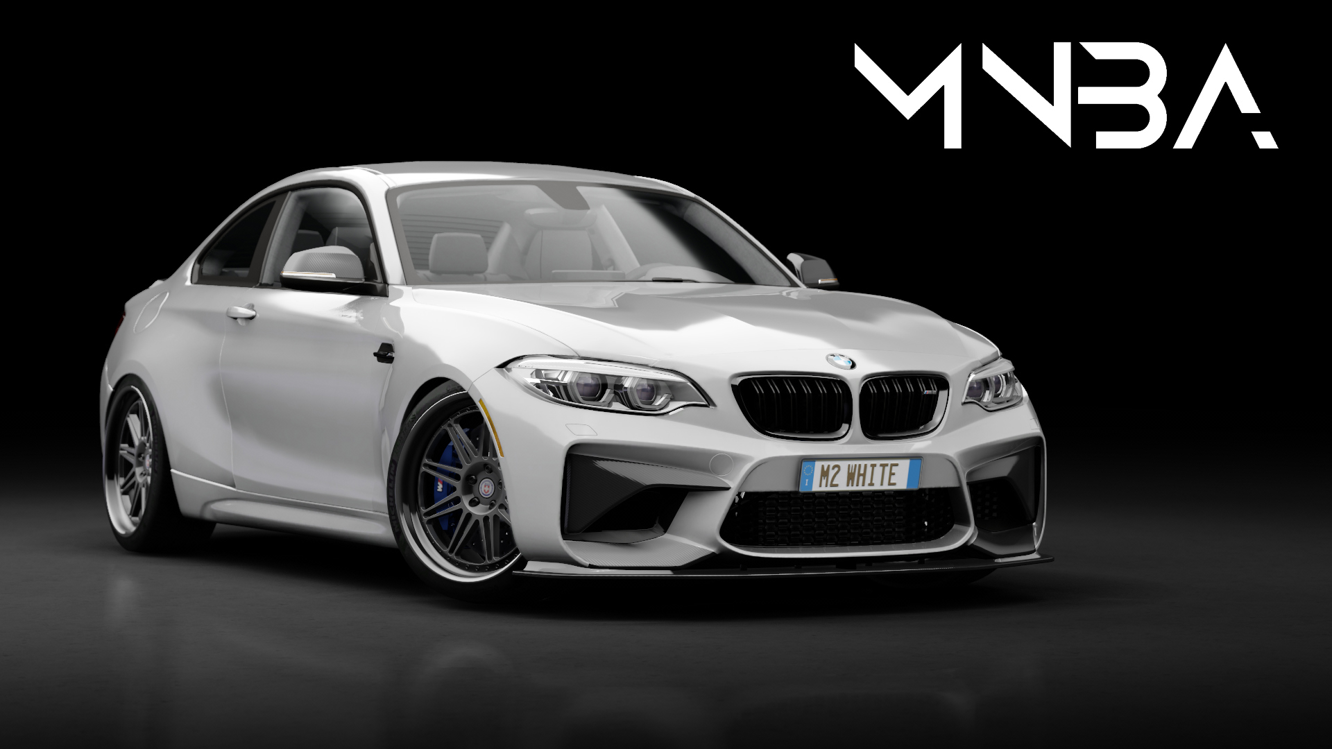 BMW M2 2018 Tuned, skin 02_Alpine_White_uni