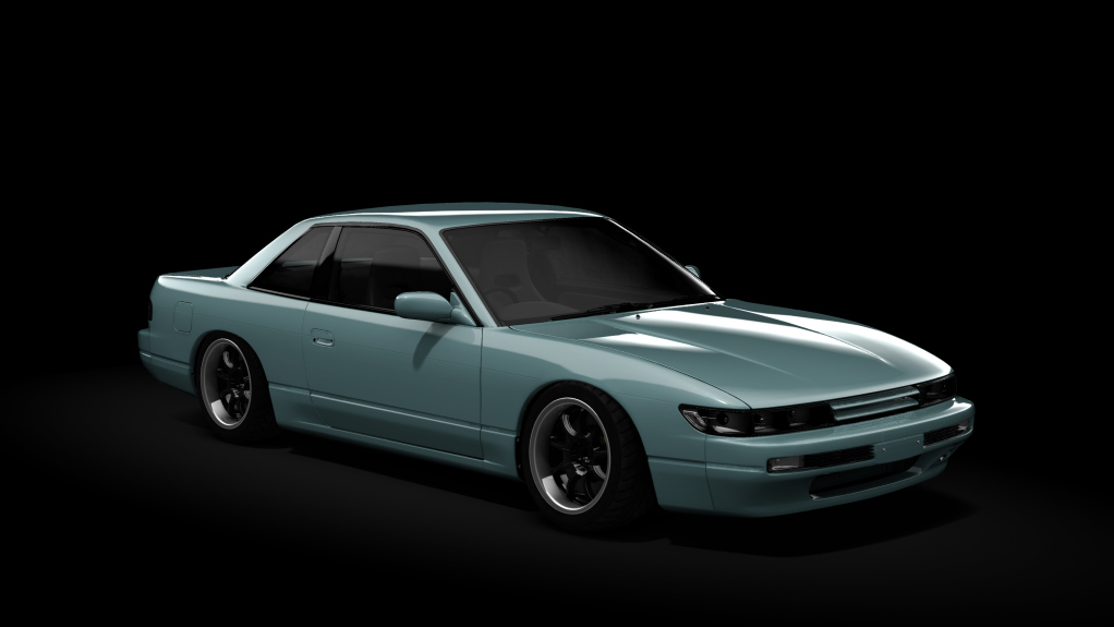 Nissan Silvia PS13 Mau5tang Pack 2.0, skin light mint green