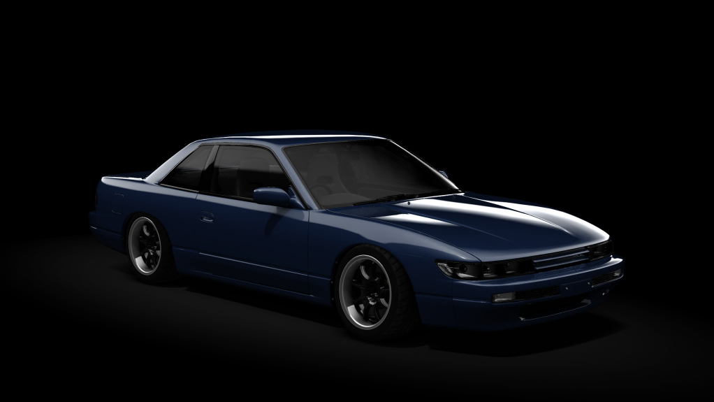 Nissan Silvia PS13 Mau5tang Pack 2.0, skin onyx blue