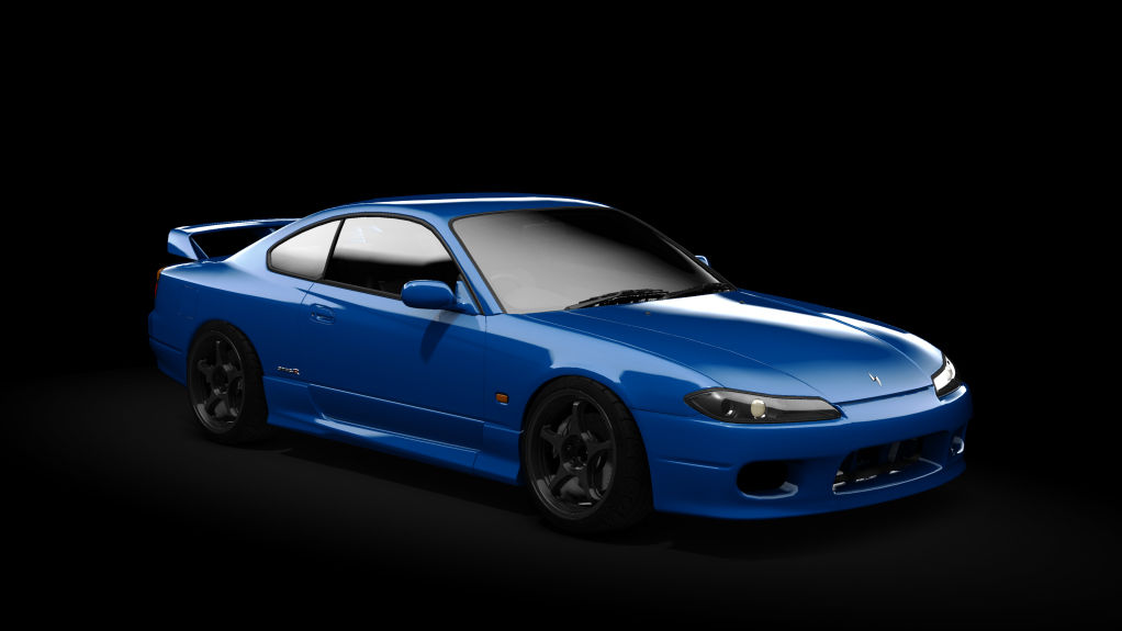 Nissan Silvia S15 Mau5tang Pack 2.0, skin Bleu