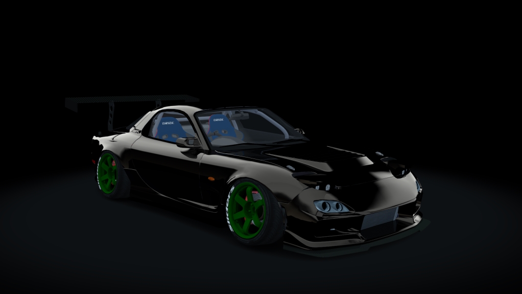 Mazda RX-7 FD Beater, skin black