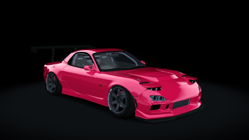 Mazda RX-7 FD Beater, skin pink