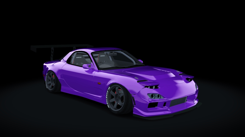 Mazda RX-7 FD Beater, skin purple